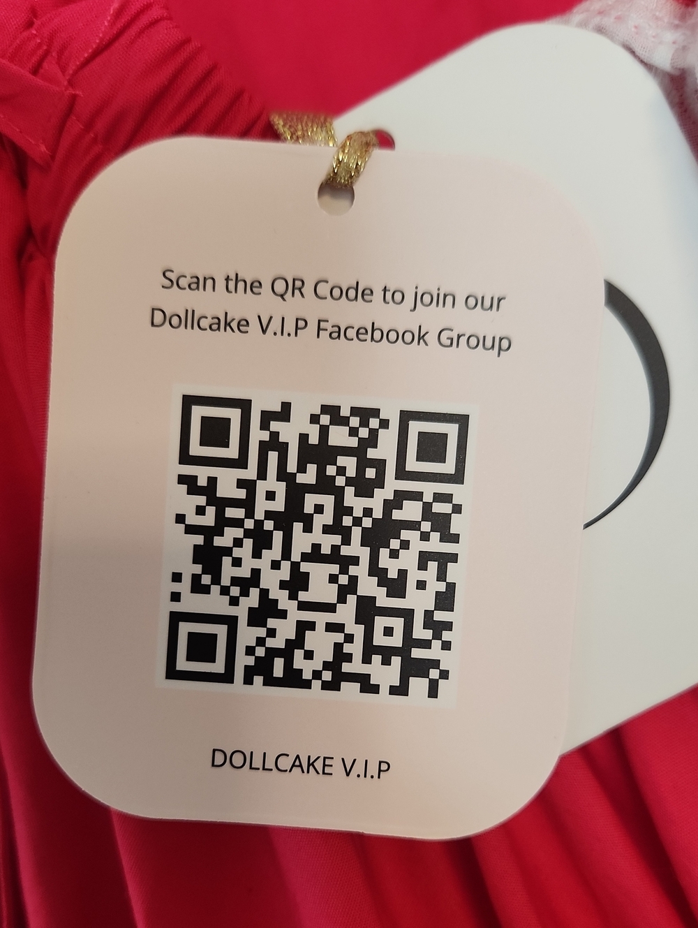 Dollcake New With Tags Raspberry Red Dress With Lace Ruffle Size 8 - Picture 10 of 11